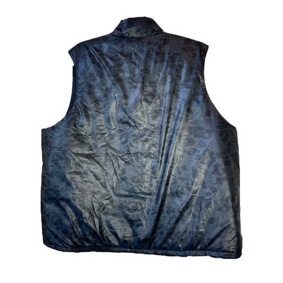 Nike Therma Fit Repel Reversible Black Leopard Semi-Cropped Puffer Vest Golf XL - Picture 16 of 16